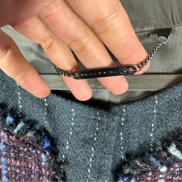 Trina Turk Tweed Jacket Multicolor Fringe Size 12 Career Chic Blazer Quiet Luxe - Picture 4 of 16